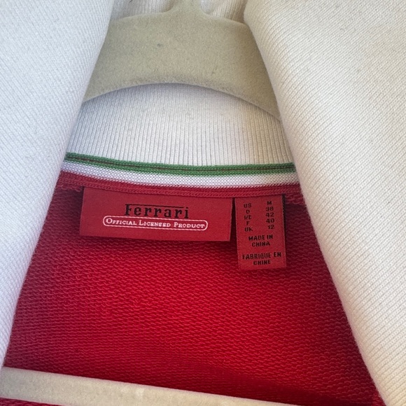 Ferrari Red Jacket with White Panels - Picture 3 of 4